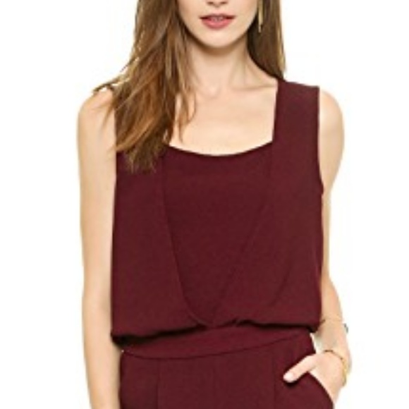 Rebecca Minkoff Maroon Jumpsuit - Picture 2 of 8